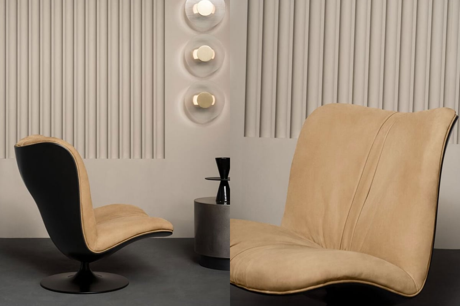 Poltrona Marilyn Bergère giratória Poltrona de Luxo